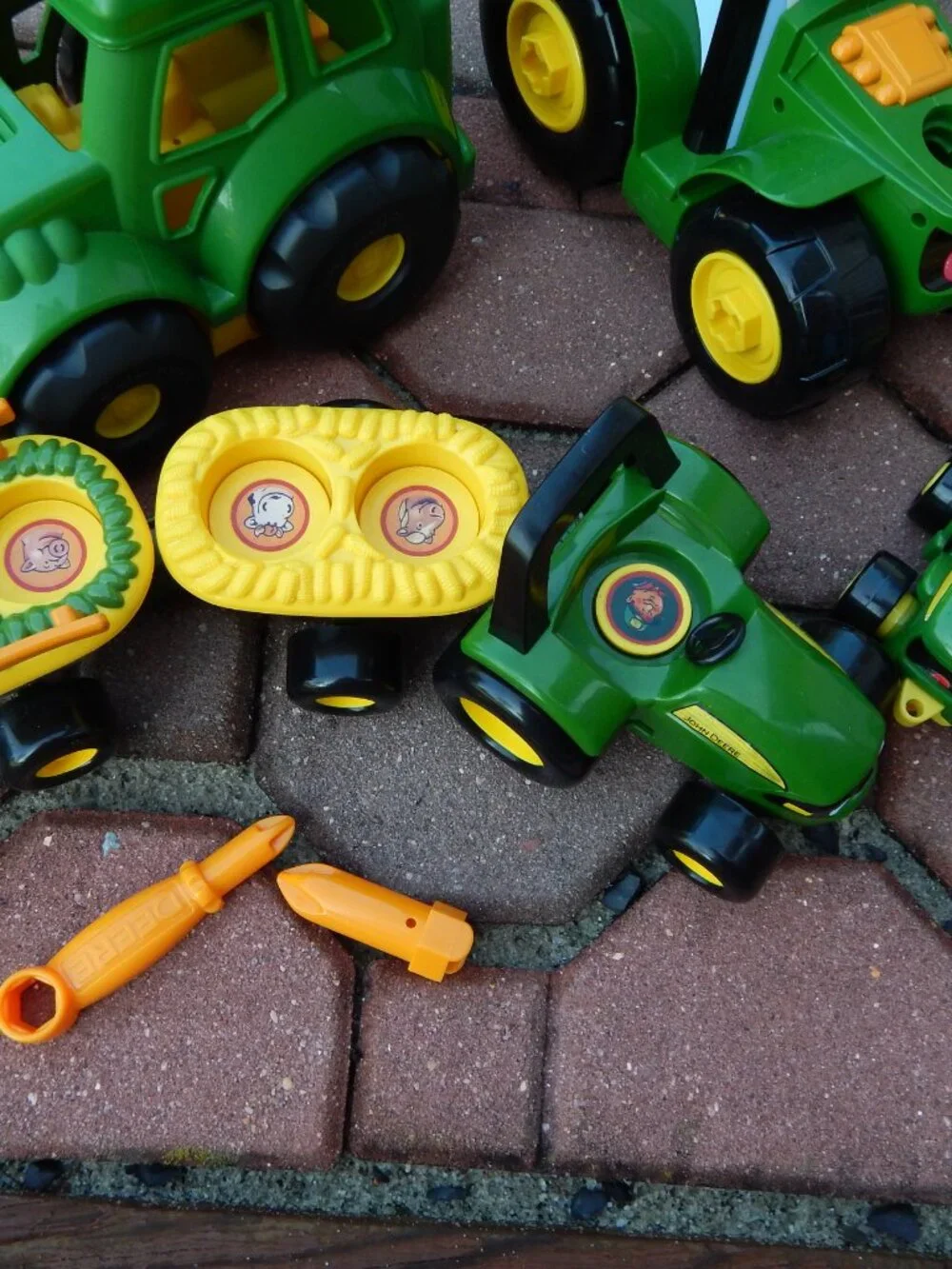 John Deere Lot of Toddler Young Boys Tractor Toys Vehicles Lot